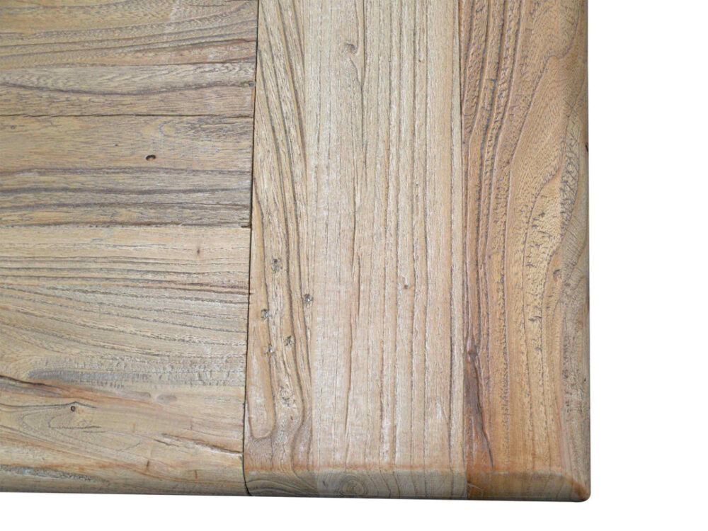 Artica Elm Wood 3m Dining Table - Rustic Natural - Image 8