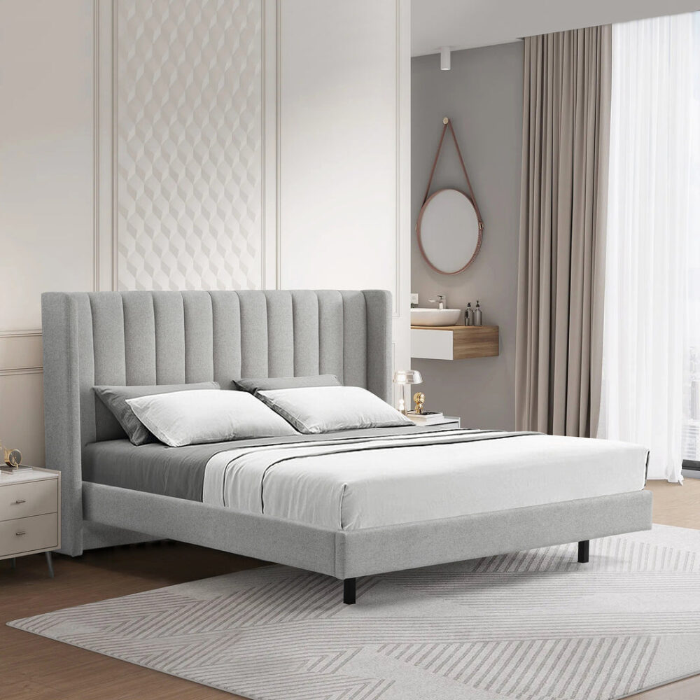 Hillsdale King Bed Frame - Spec Grey - Image 6
