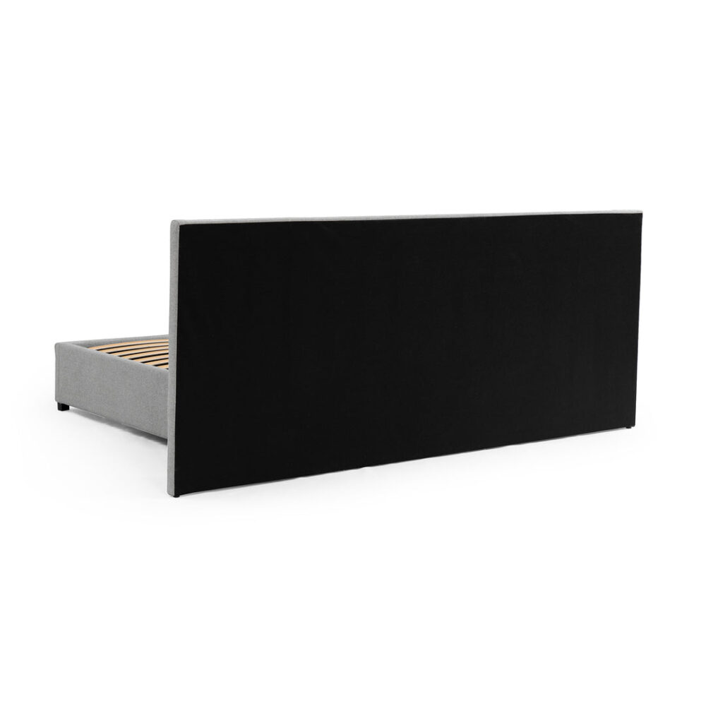 Amado King Bed Frame - Spec Grey with Storage - Image 12