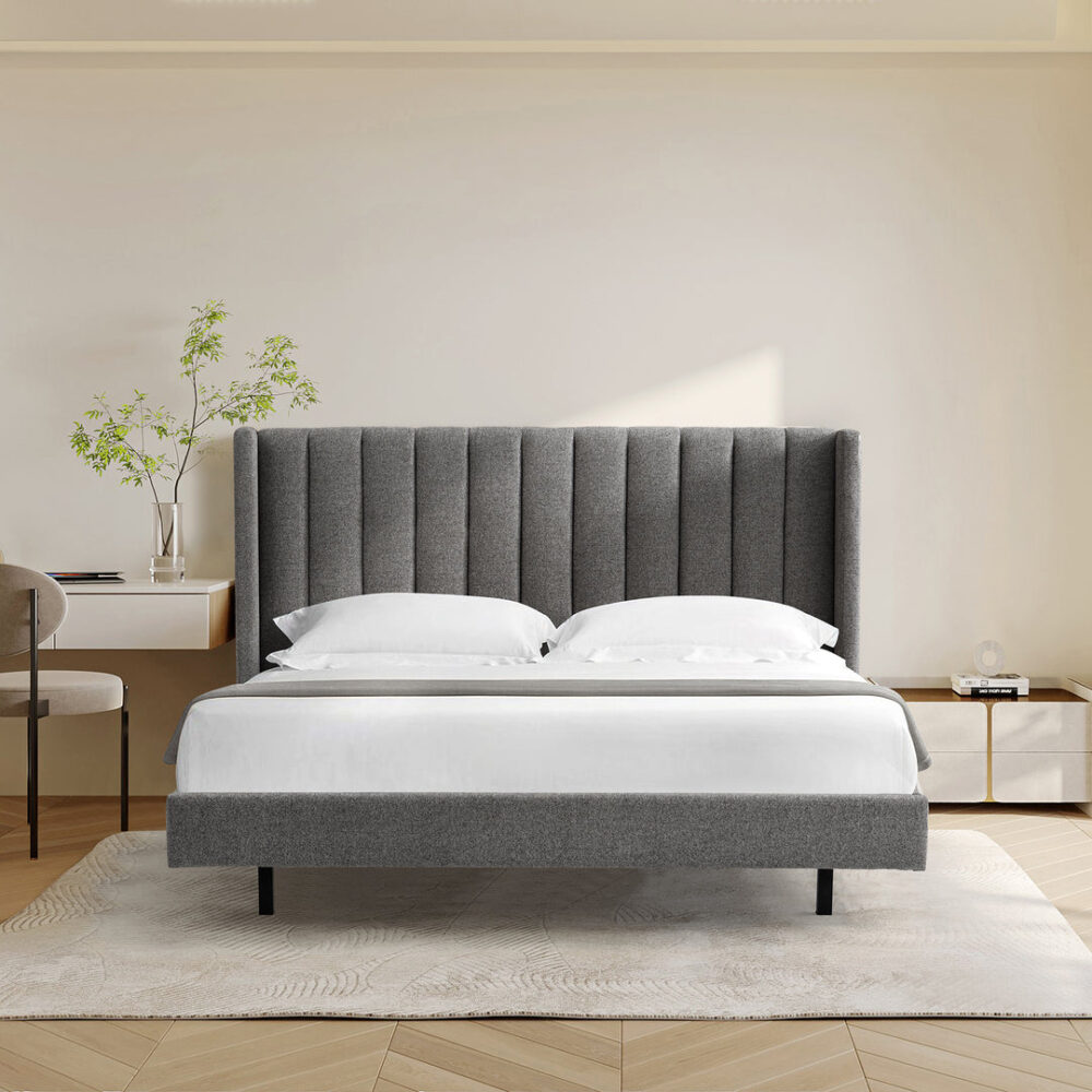 Hillsdale King Bed Frame - Spec Charcoal - Image 6