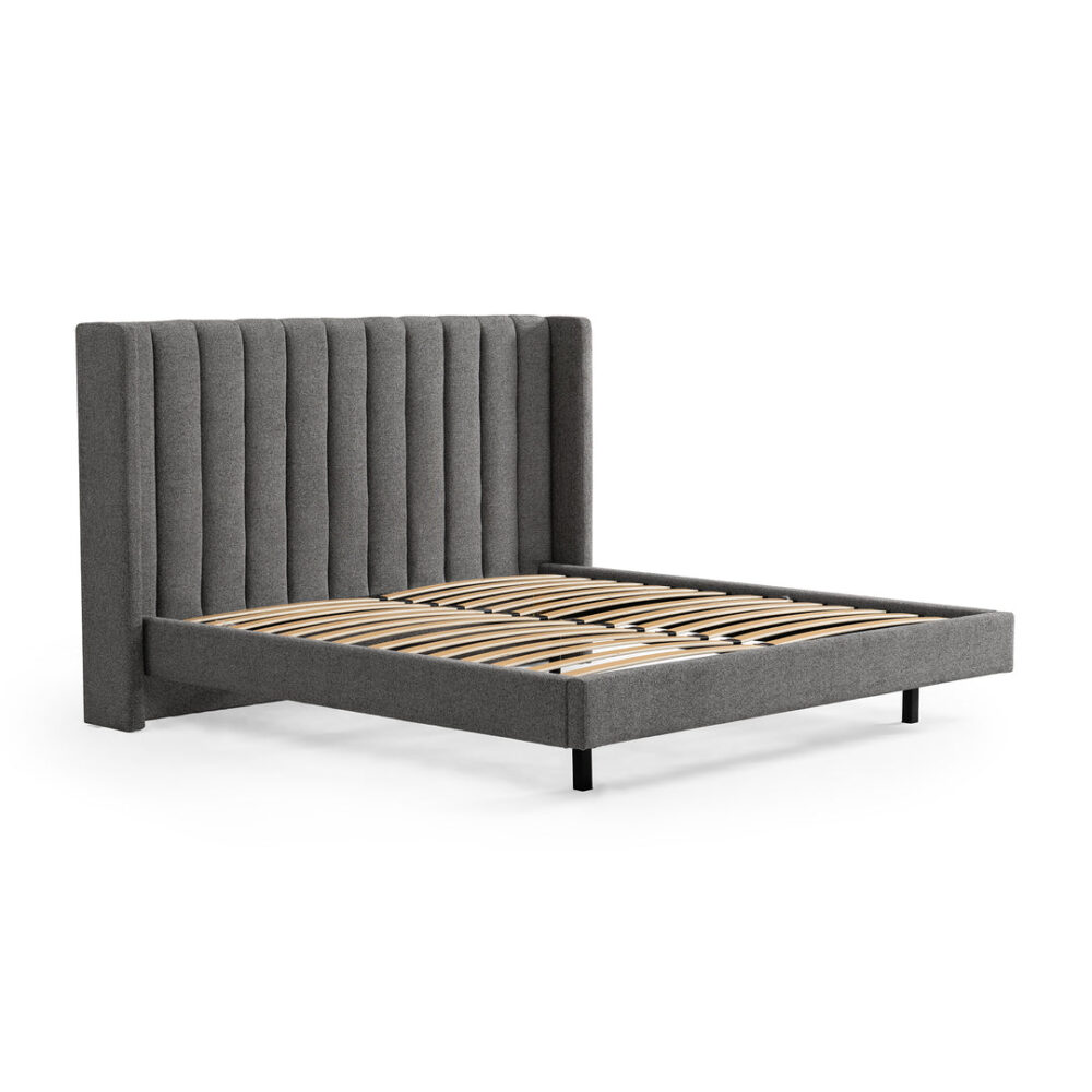 Hillsdale King Bed Frame - Spec Charcoal - Image 2