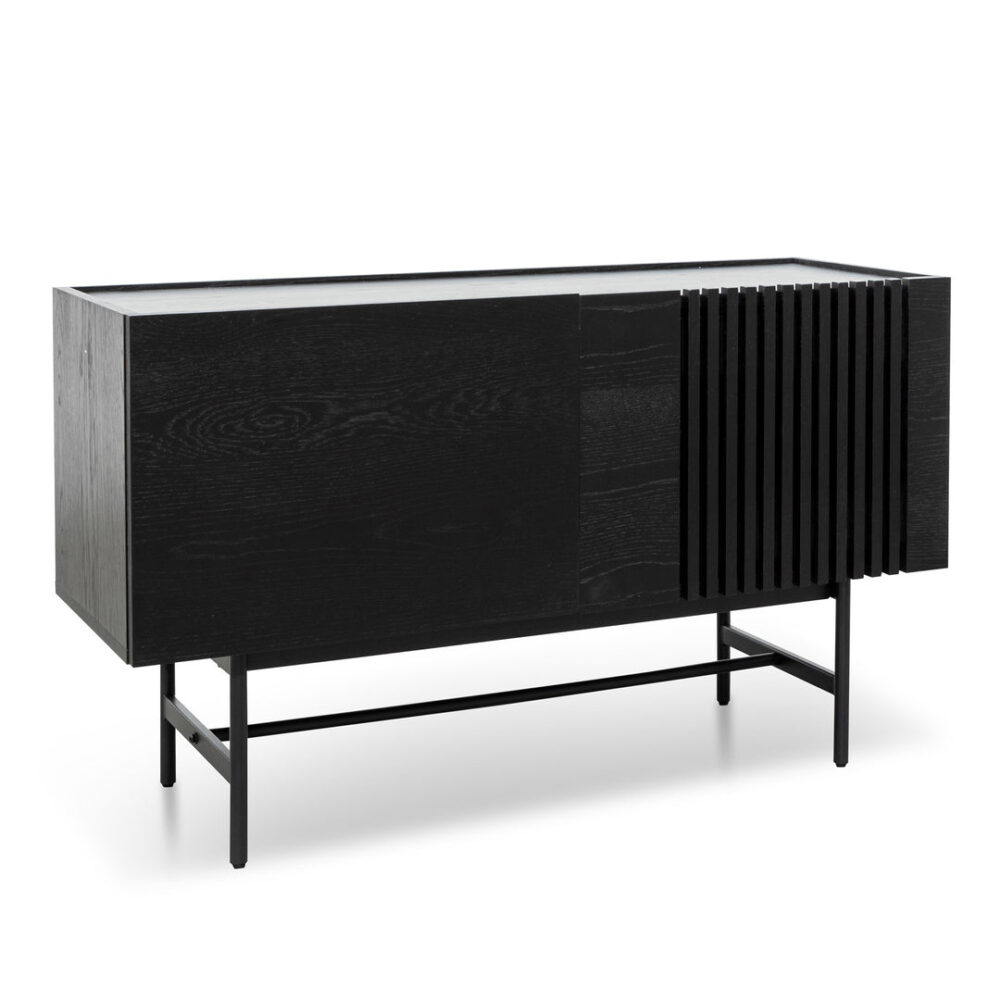 Onito 120cm Buffet Unit - Full Black - Image 2