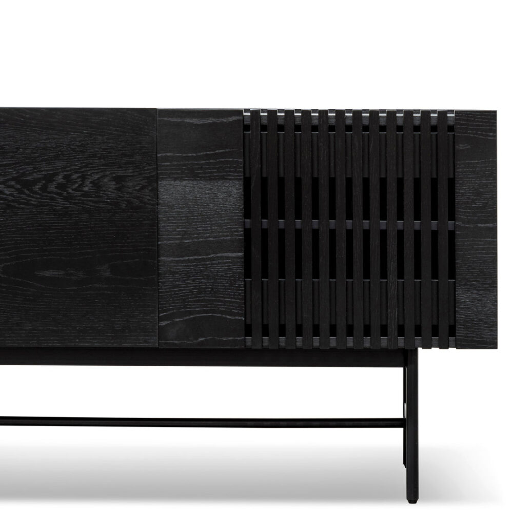 Onito 120cm Buffet Unit - Full Black - Image 5