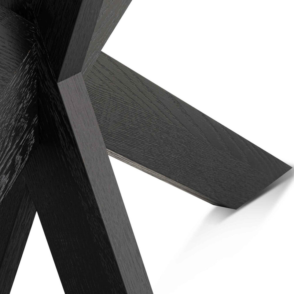 Johnathon 1.6m Console Table - Textured Espresso Black - Image 8