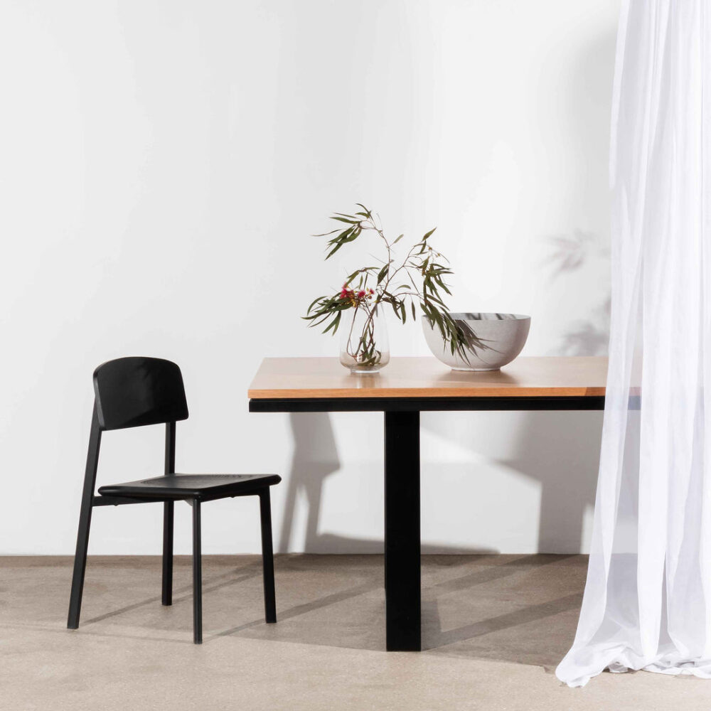 Trina 2.4m Dining Table - Messmate - Image 4