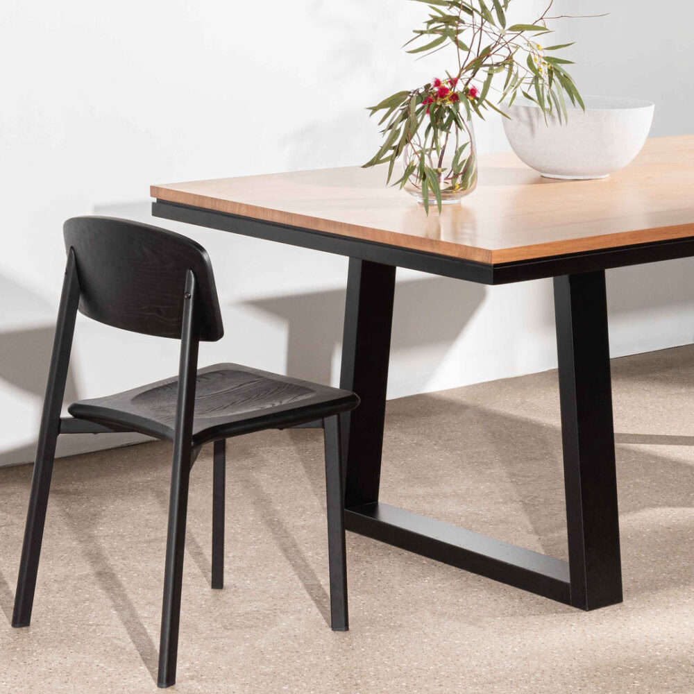 Trina 2.4m Dining Table - Messmate - Image 2