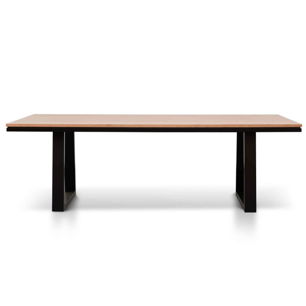 Trina 2.4m Dining Table - Messmate - Image 5