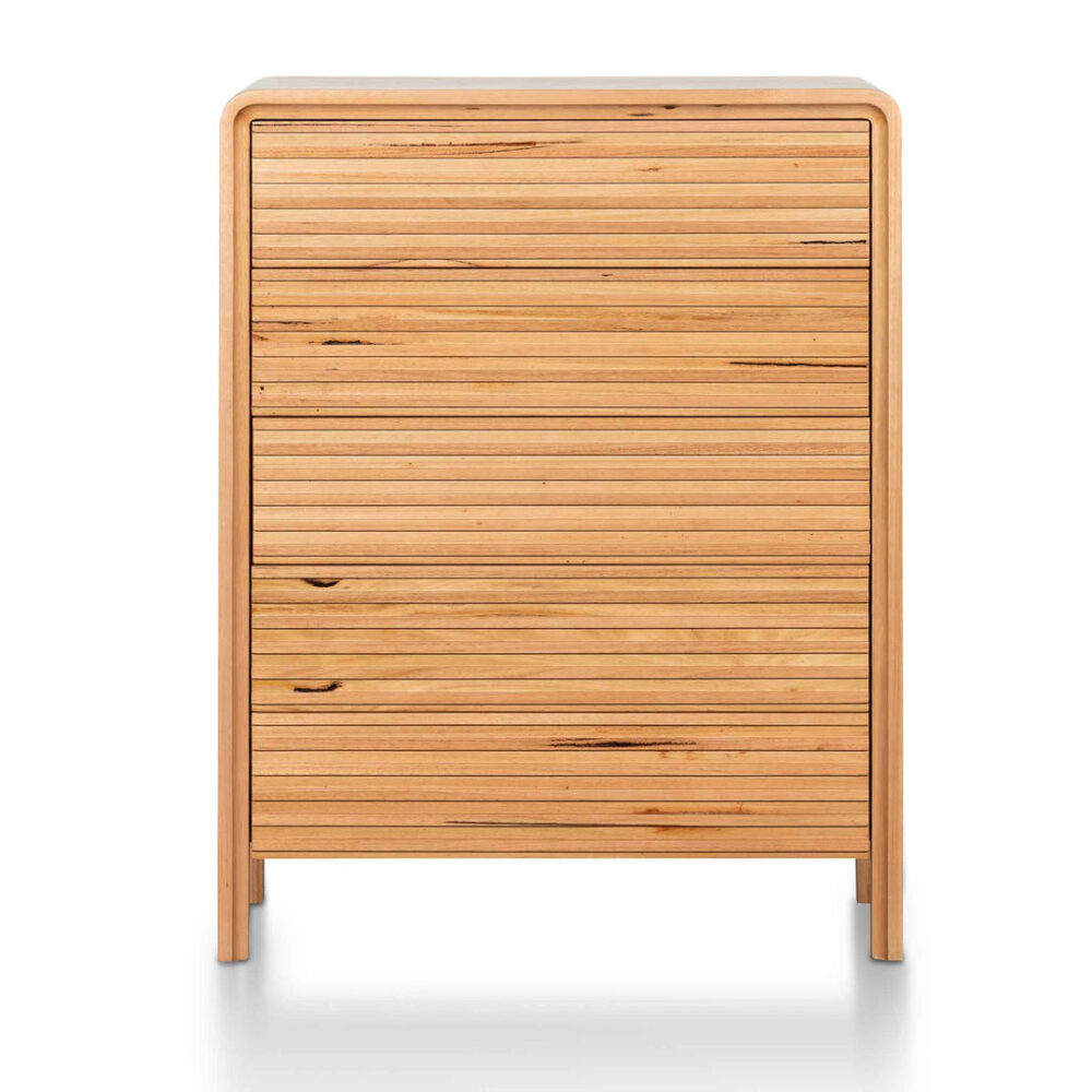 Amparo Tallboy Drawer Chest - Messmate - Image 2