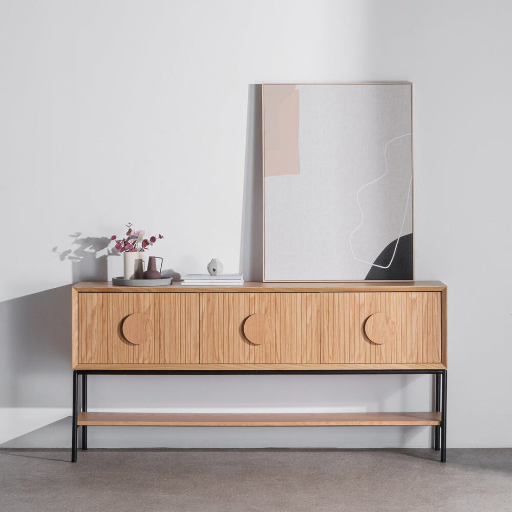 Curtis 1.8m Console Table - Natural - Image 2