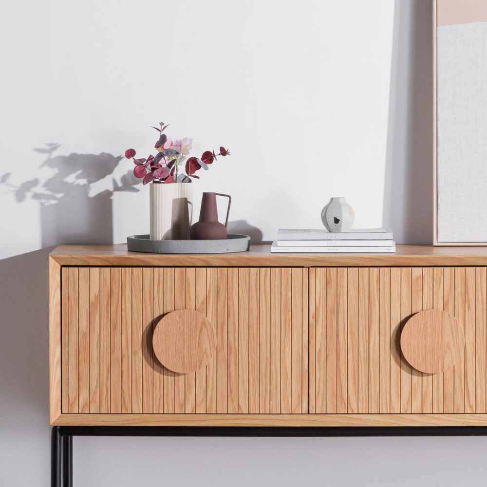 Curtis 1.8m Console Table - Natural - Image 3
