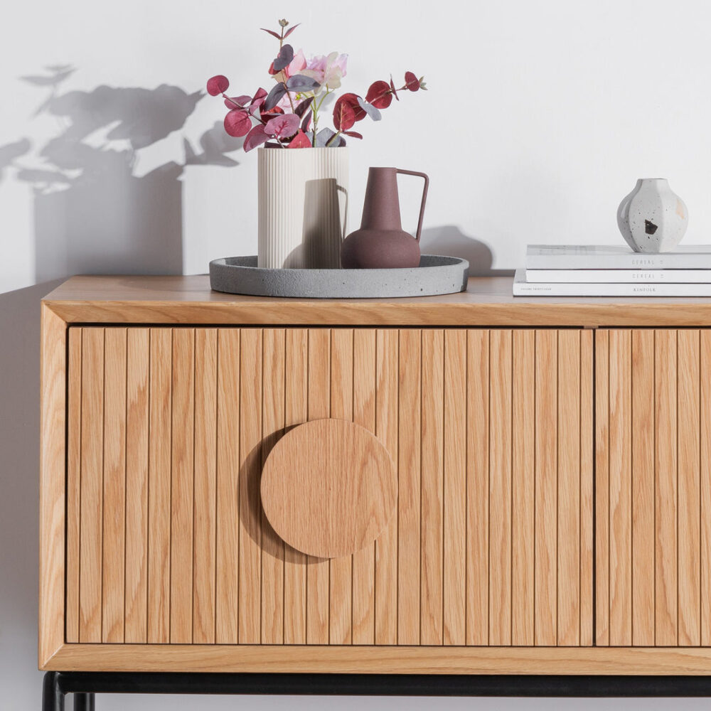 Curtis 1.8m Console Table - Natural - Image 4