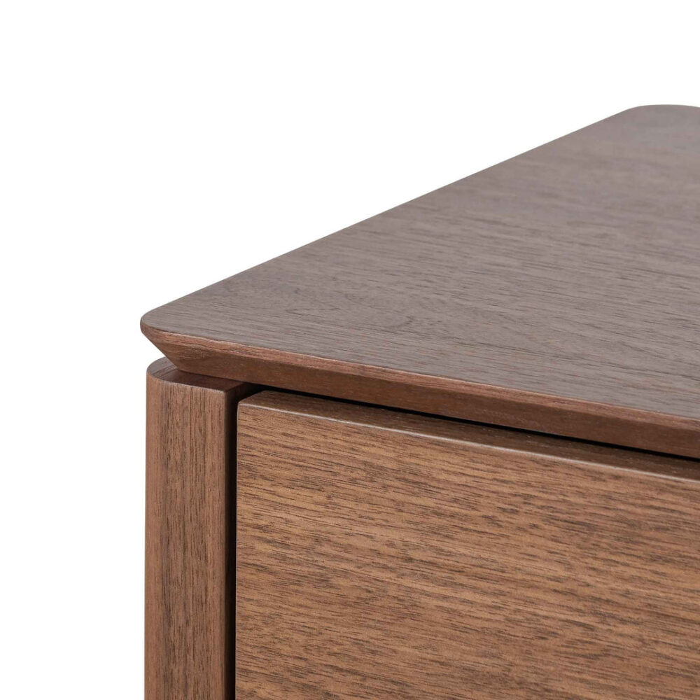 Norris 6 Drawers Wooden Chest - Walnut - Image 6