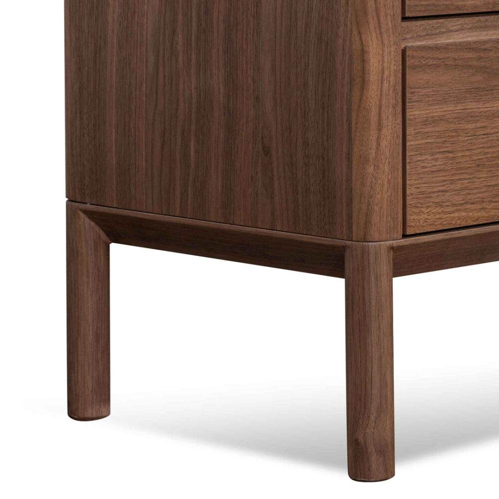 Norris 6 Drawers Wooden Chest - Walnut - Image 8