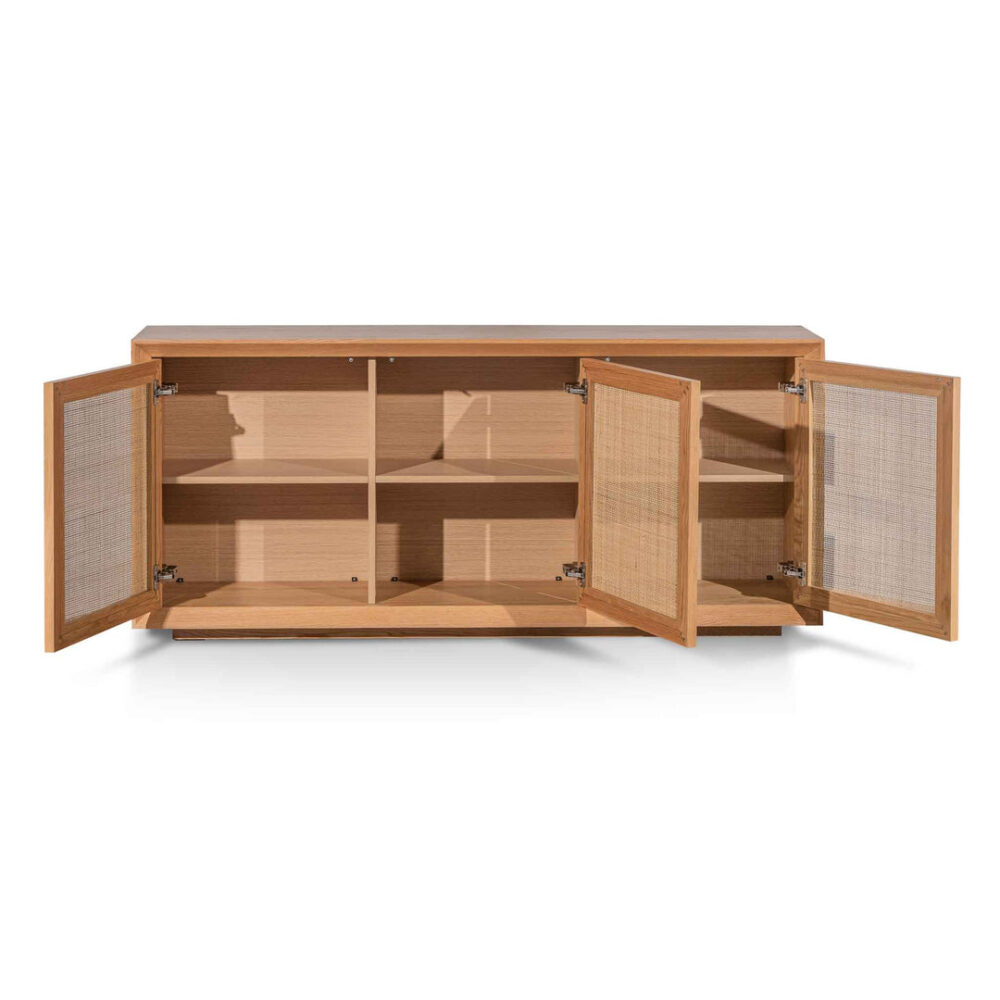 Talley Rattan Doors 1.8m Buffet Unit - Natural - Image 6