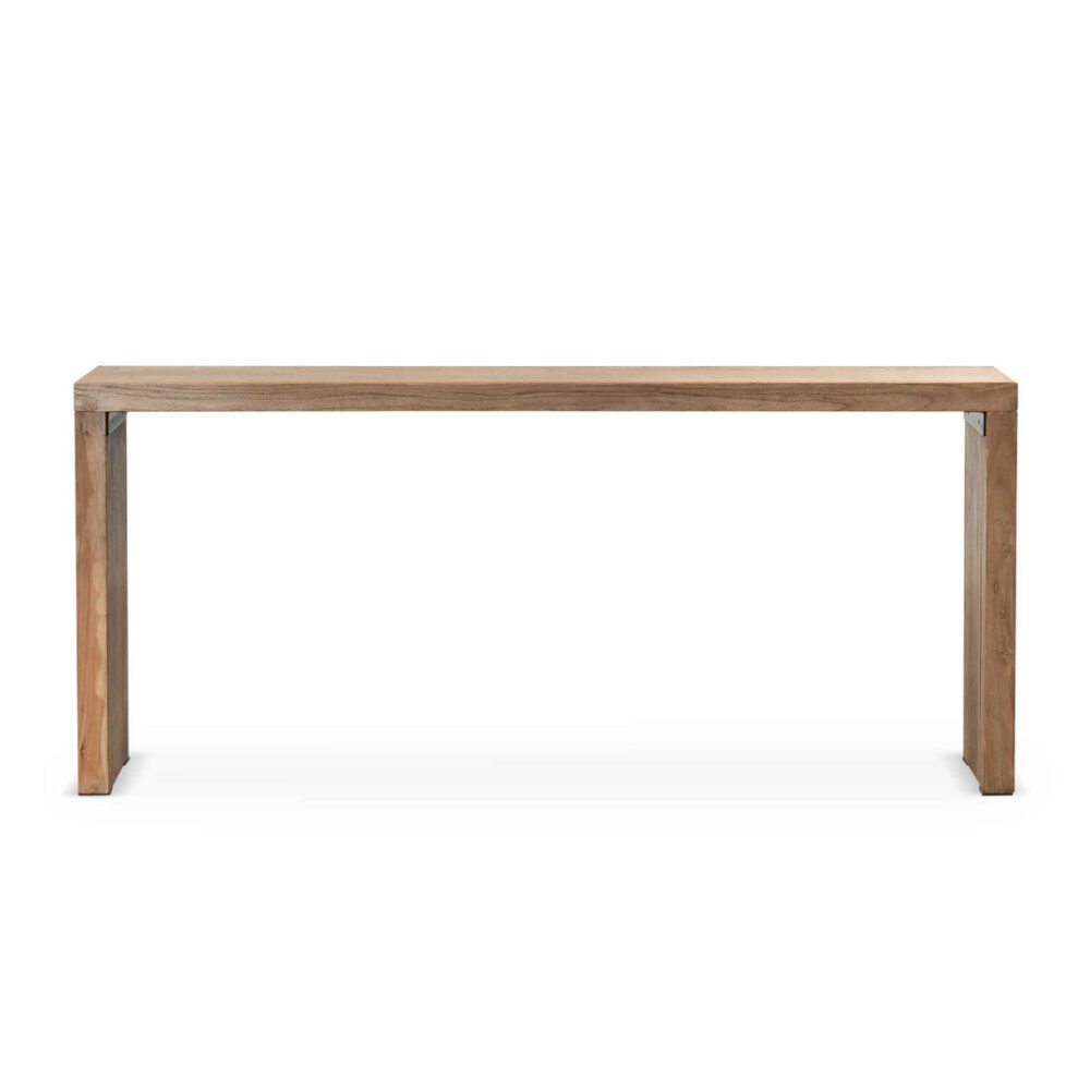 Hegan Wood Console Table - Natural - Image 2