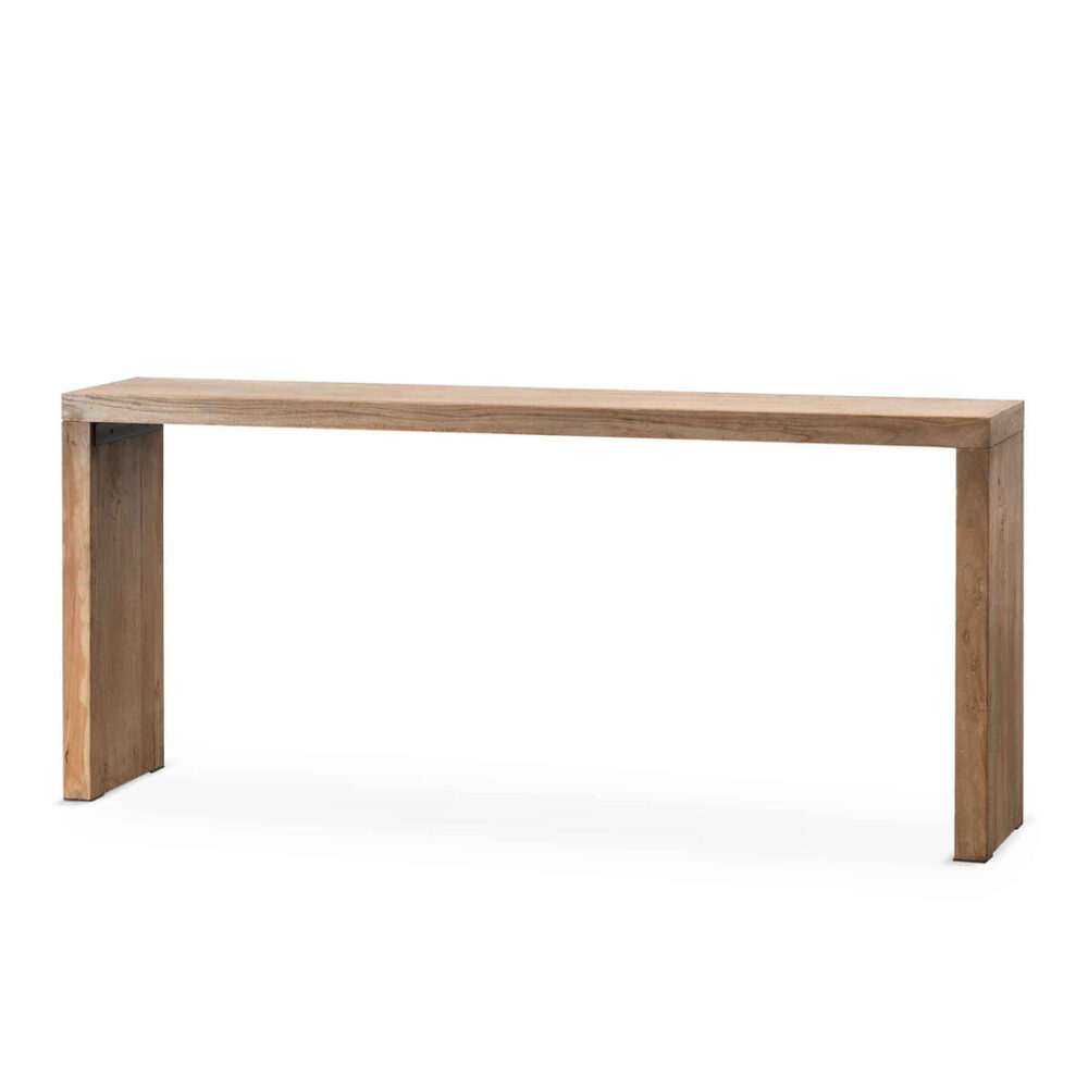 Hegan Wood Console Table - Natural - Image 3