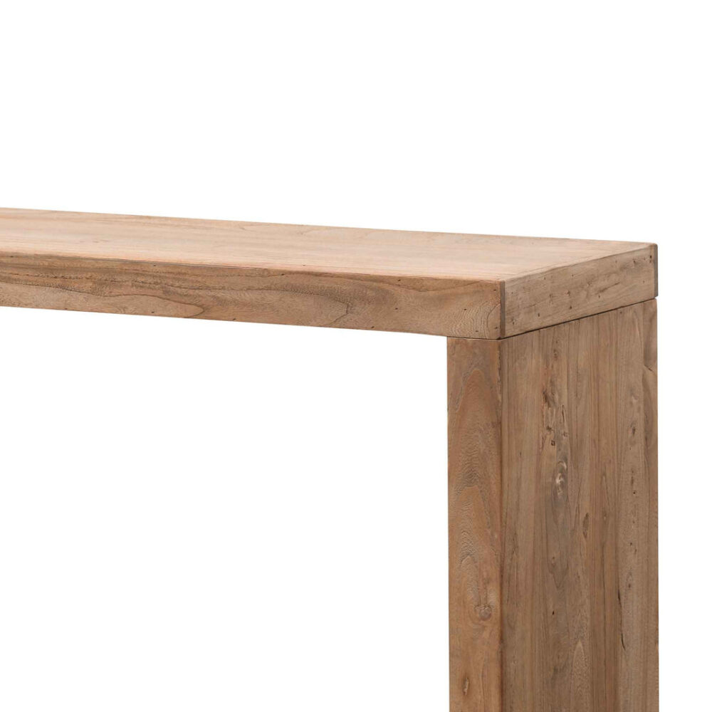 Hegan Wood Console Table - Natural - Image 9