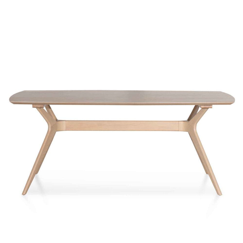 Nora 1.85m Dining Table - Pale Oak - Image 2