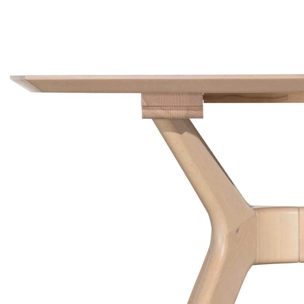 Nora 1.85m Dining Table - Pale Oak - Image 8