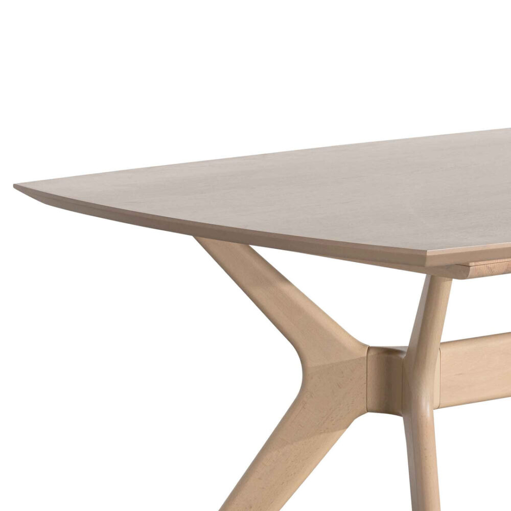 Nora 1.85m Dining Table - Pale Oak - Image 5