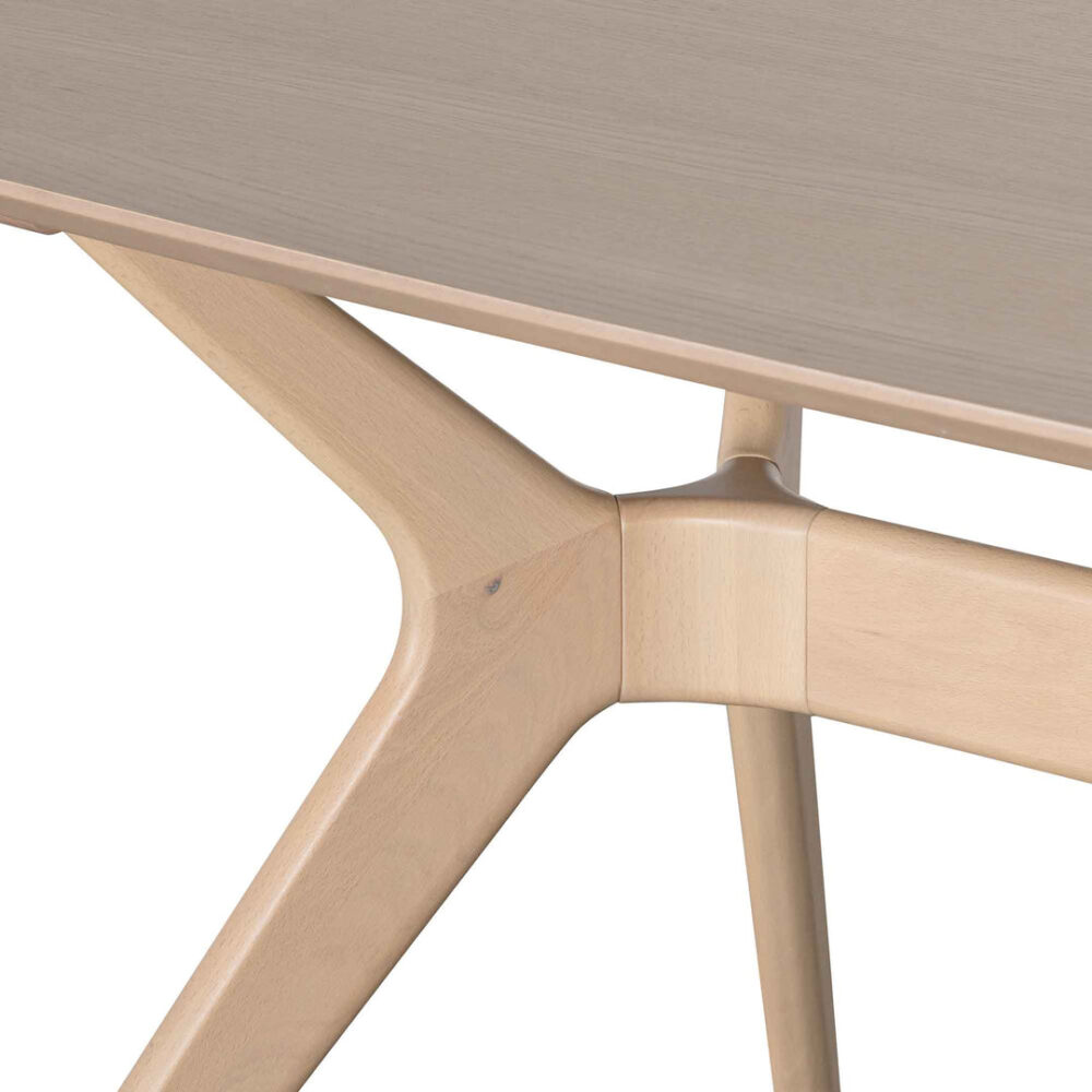 Nora 1.85m Dining Table - Pale Oak - Image 9