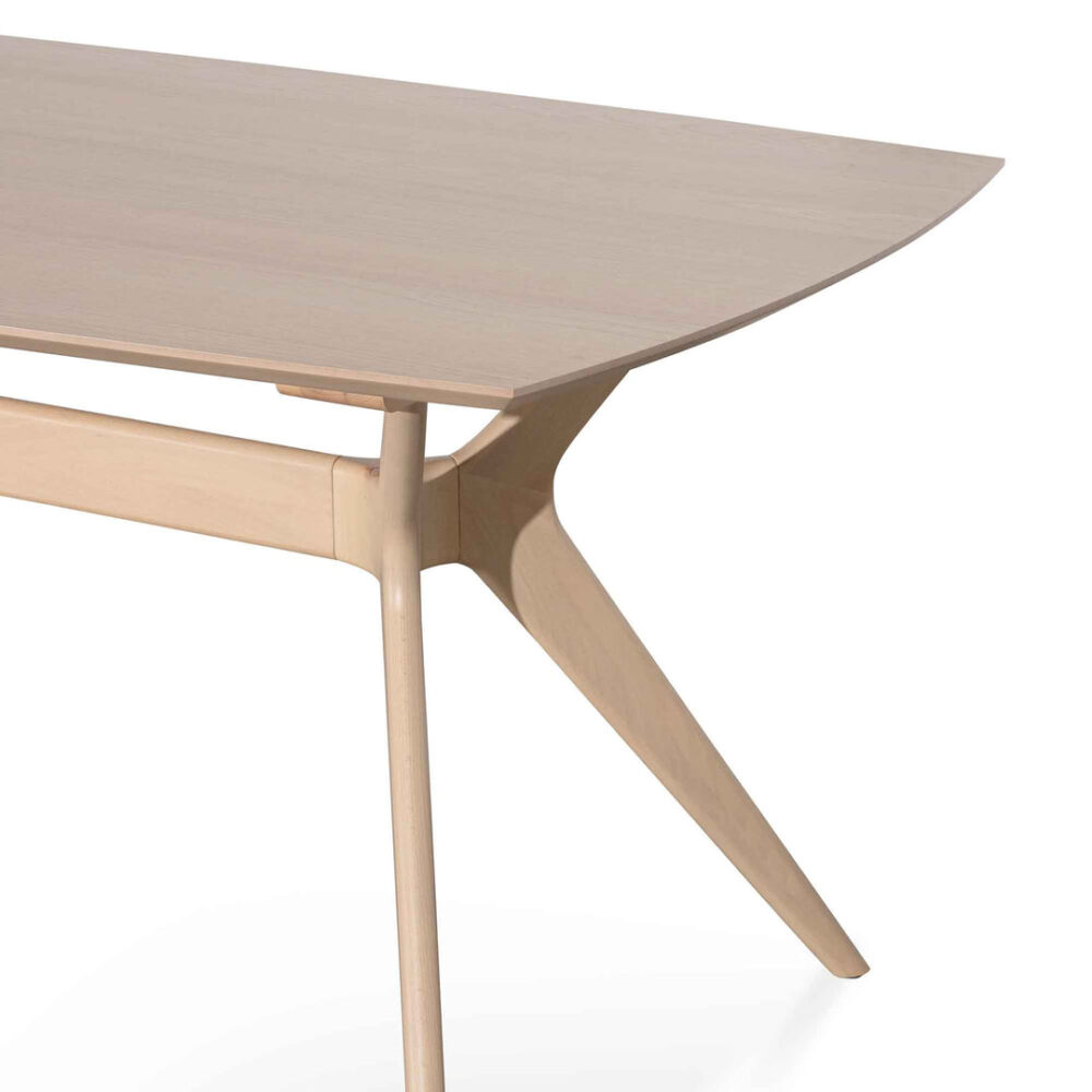 Nora 1.85m Dining Table - Pale Oak - Image 12