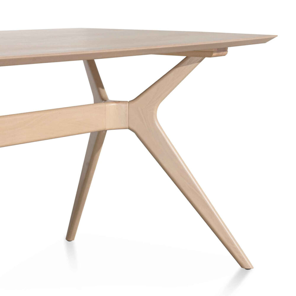 Nora 1.85m Dining Table - Pale Oak - Image 13