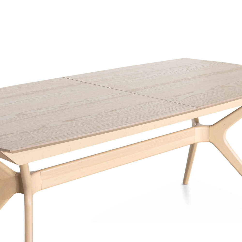 Nora Extendable Dining Table - Pale Oak - Image 11