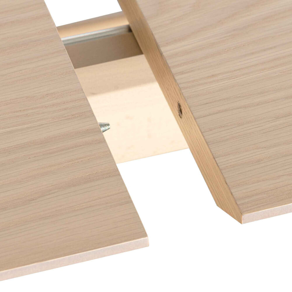 Nora Extendable Dining Table - Pale Oak - Image 9