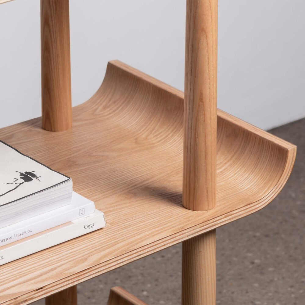 Payton Wooden Shelving Unit - Natural - Image 3