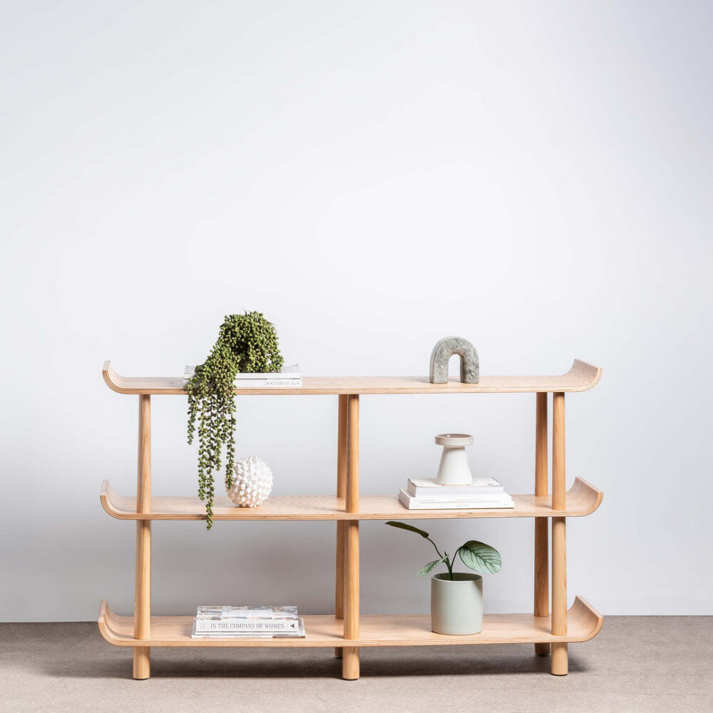 Payton Wooden Shelving Unit - Natural - Image 2