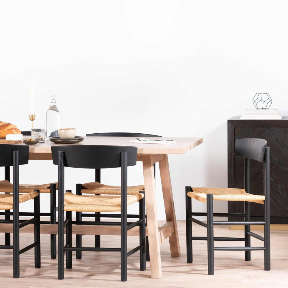 Murillo 2.2m Wooden Dining Table - Washed Natural - Image 3