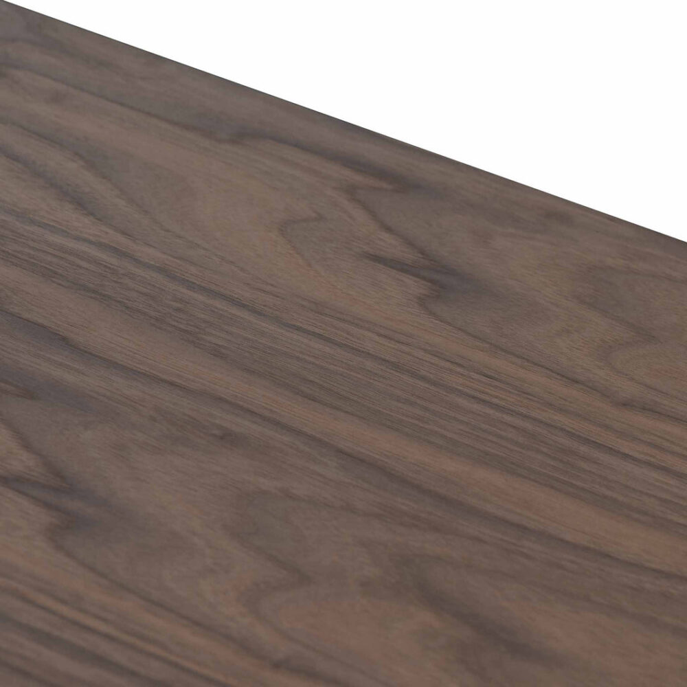 Marc 1.6m Sideboard Buffet Unit - Walnut with Black Doors - Image 9