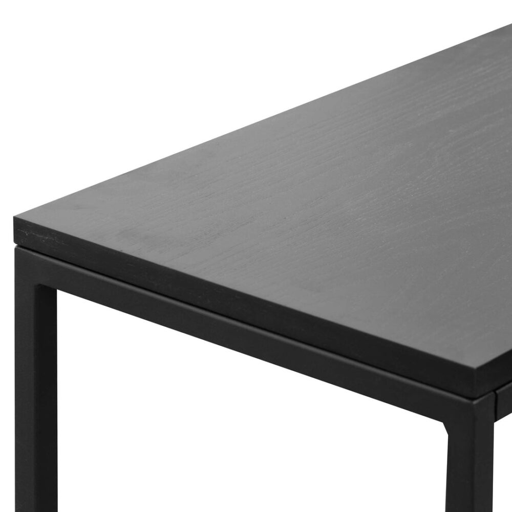 Chelsa 1.6m Console Table - Full Black - Image 3