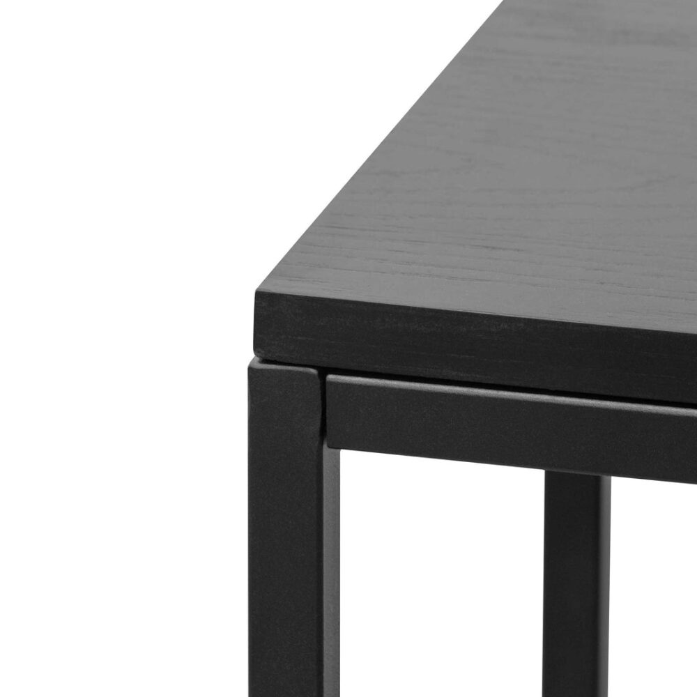 Chelsa 1.6m Console Table - Full Black - Image 4