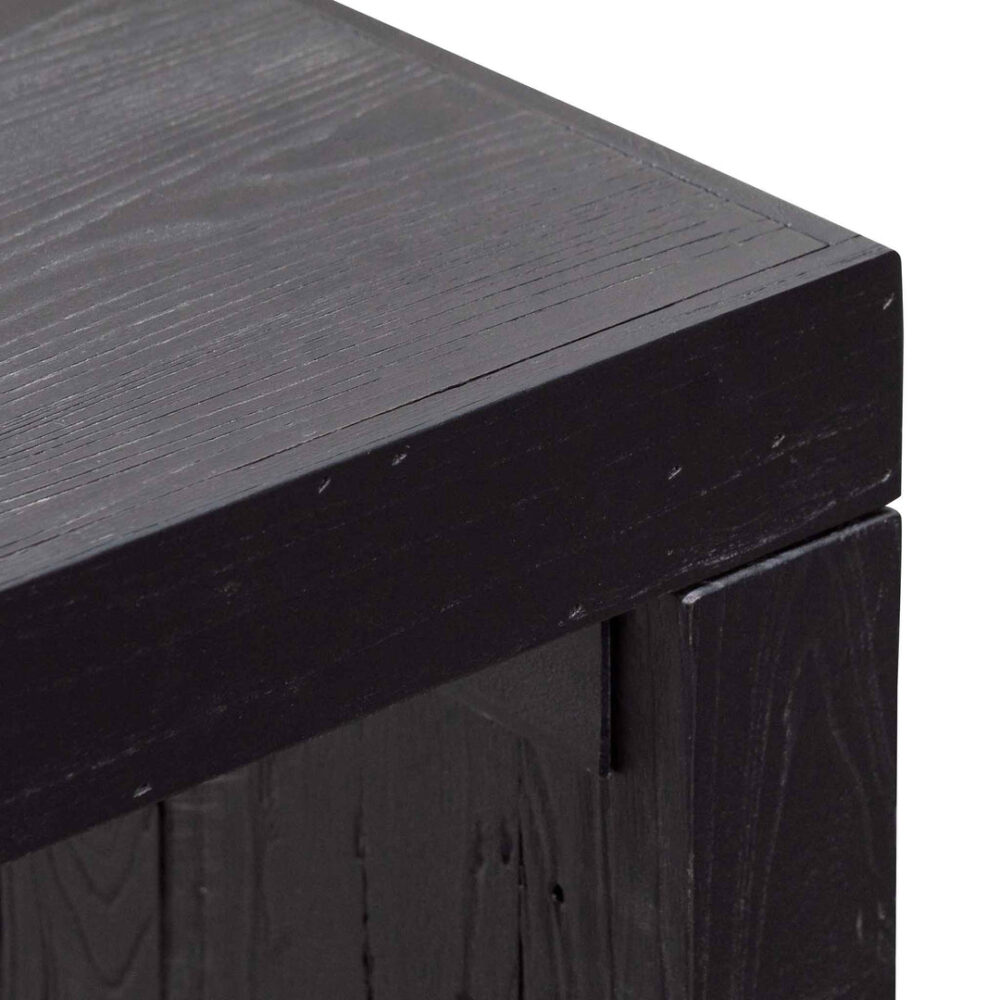 Hegan Wood Console Table - Black - Image 12
