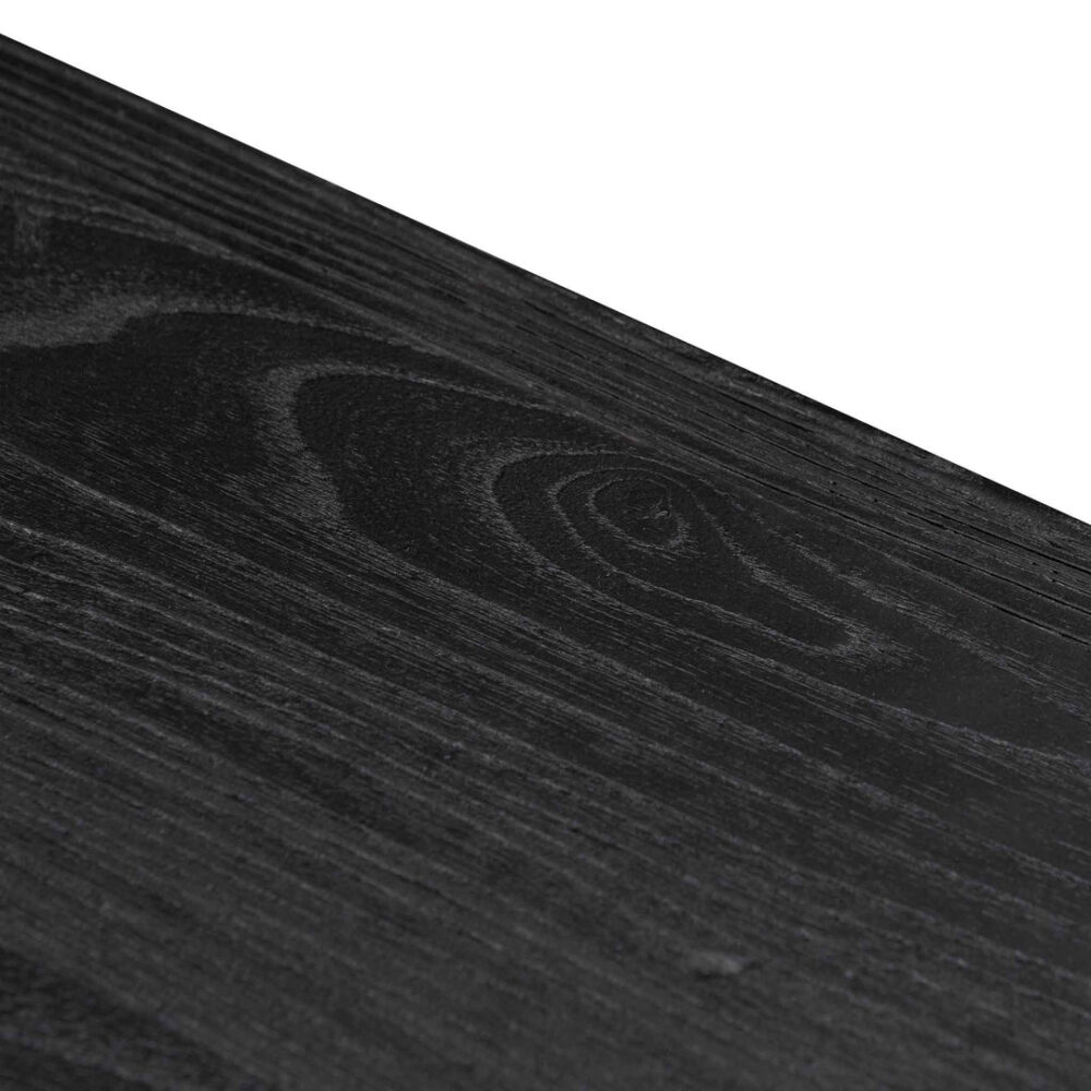 Hegan Wood Console Table - Black - Image 13