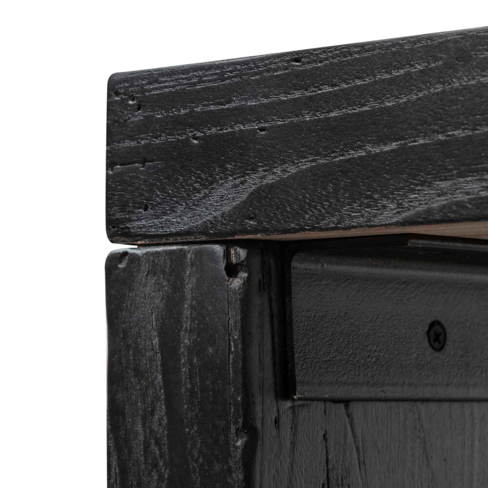 Hegan Wood Console Table - Black - Image 7
