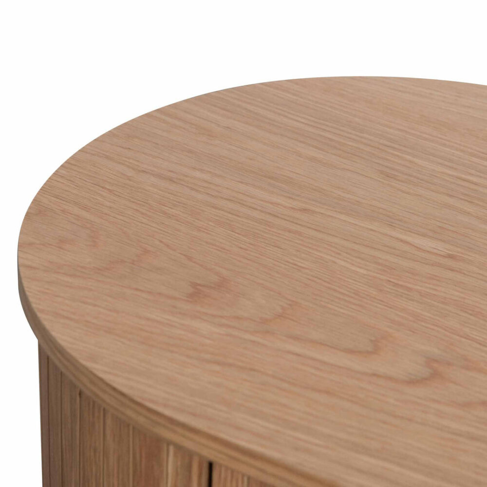 Gerald 1.7m Oak Sideboard - Natural with Black Metal Legs - Image 8