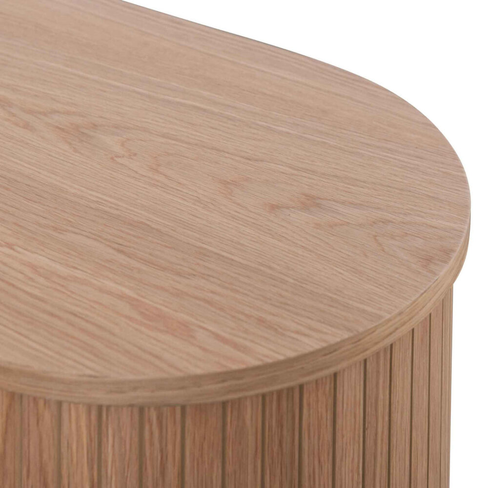 Gerald 1.7m Oak Sideboard - Natural with Black Metal Legs - Image 9