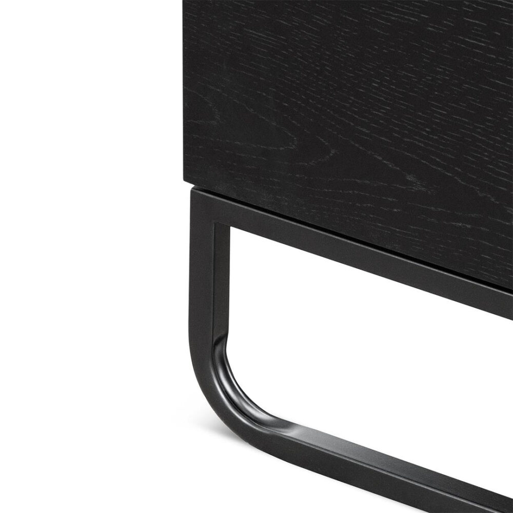 Boyle 1.75m Wooden Sideboard - Black - Image 12