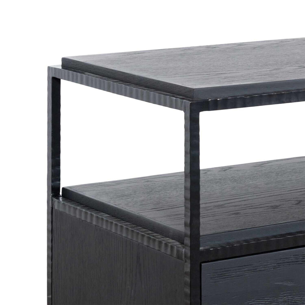 Arron 1.6m Sideboard Unit - Full Black - Image 11