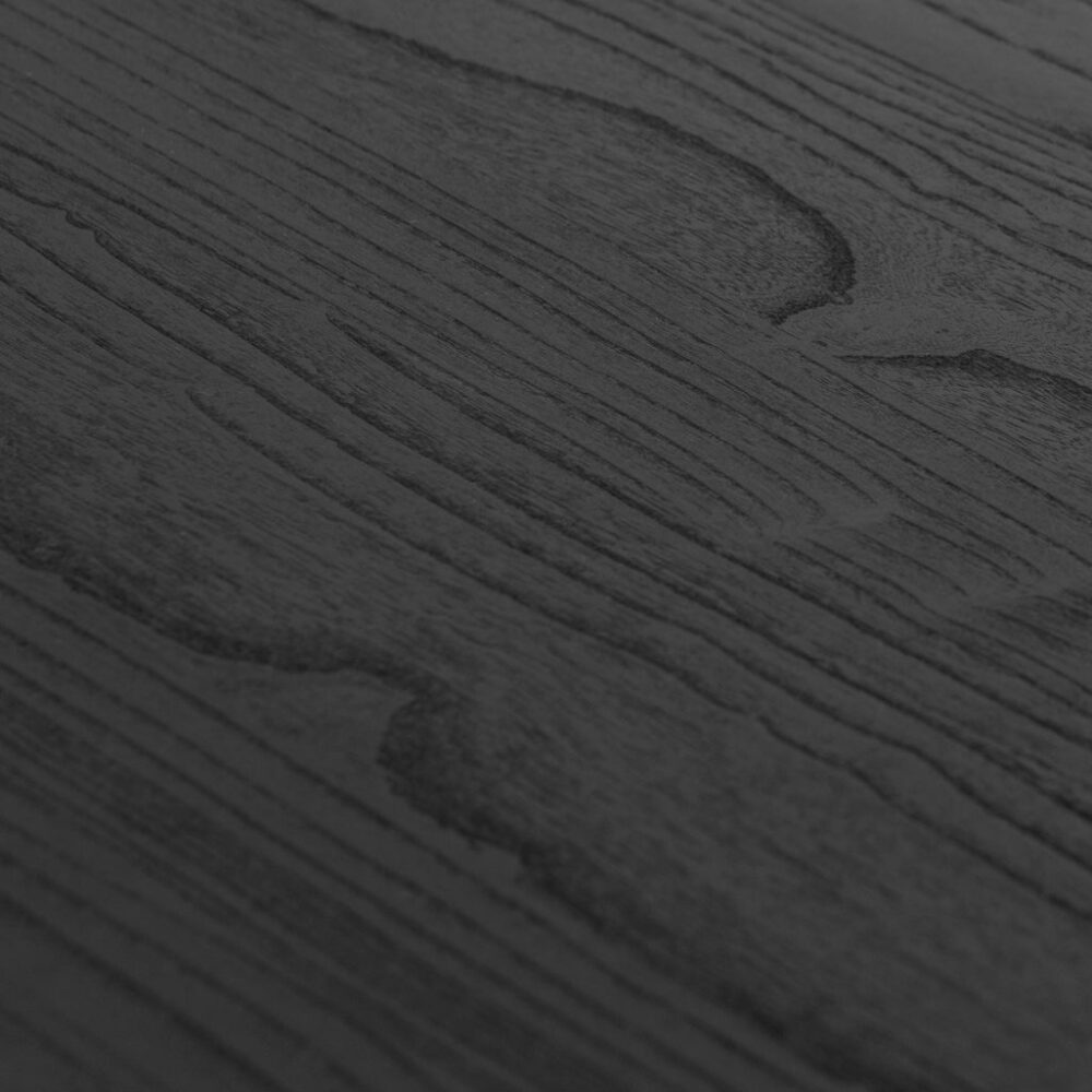 Munoz 2.4m Elm Dining Table - Full Black - Image 10