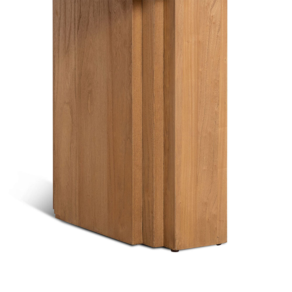 Kathleen 2.4m Elm Dining Table - Natural - Image 10