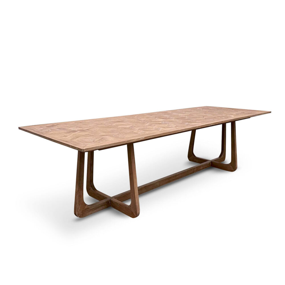Mullins 3m Oak Dining Table - Natural - Image 2