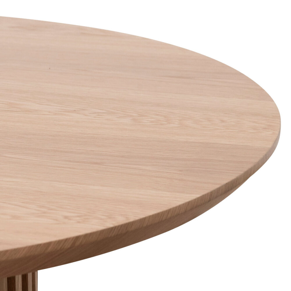 Marty 2.8m Wooden Dining Table - Natural - Image 3