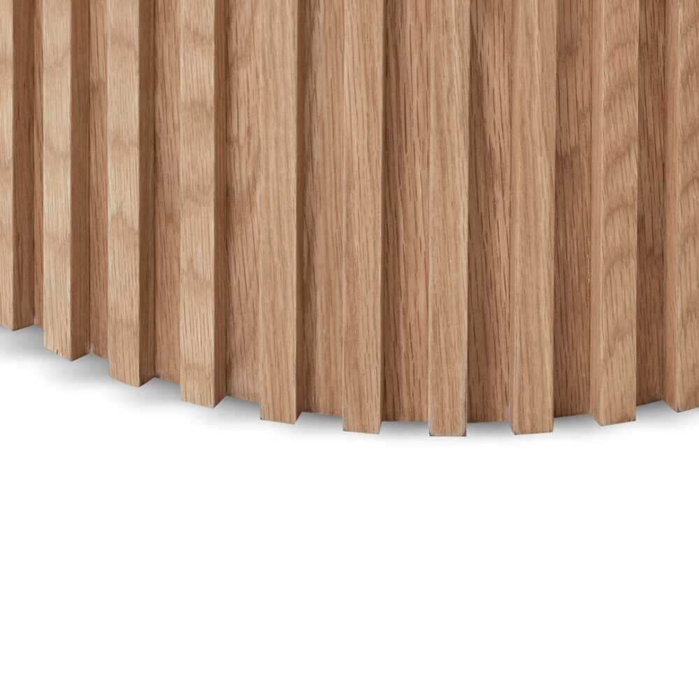 Marty 2.8m Wooden Dining Table - Natural - Image 10