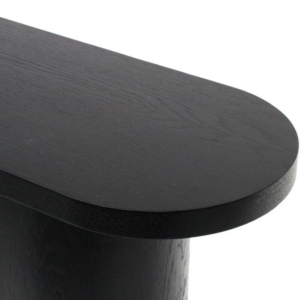 Catalina 1.5m Console Table - Black Oak - Image 5
