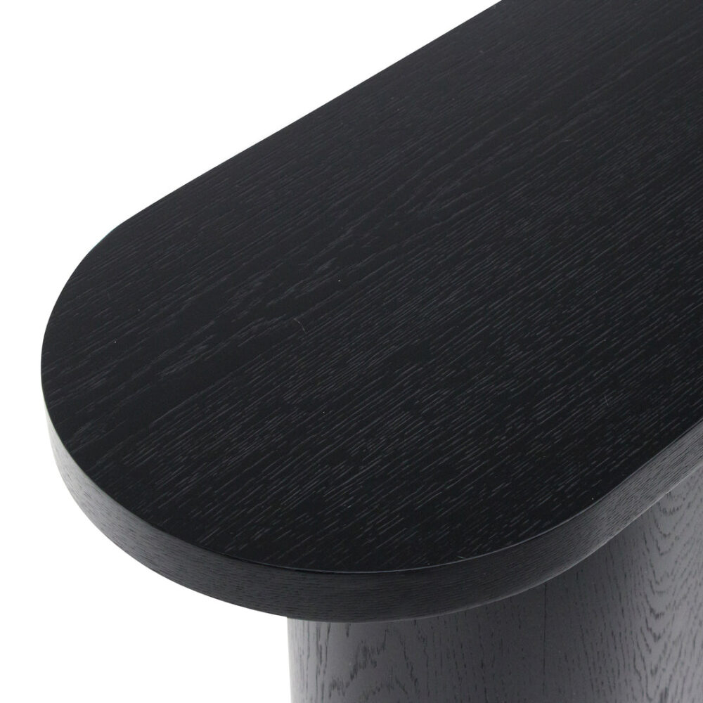 Catalina 1.5m Console Table - Black Oak - Image 6