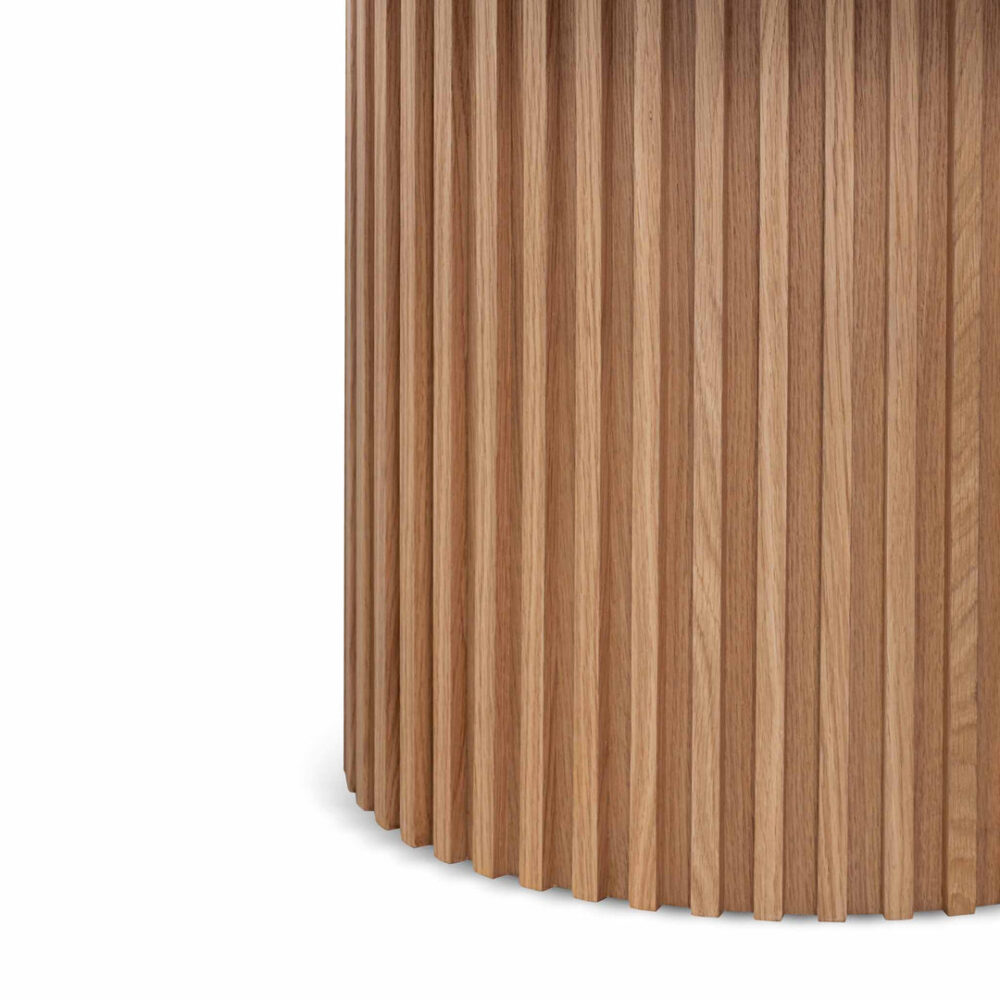 Marty 1.5m Wooden Round Dining Table - Natural - Image 5